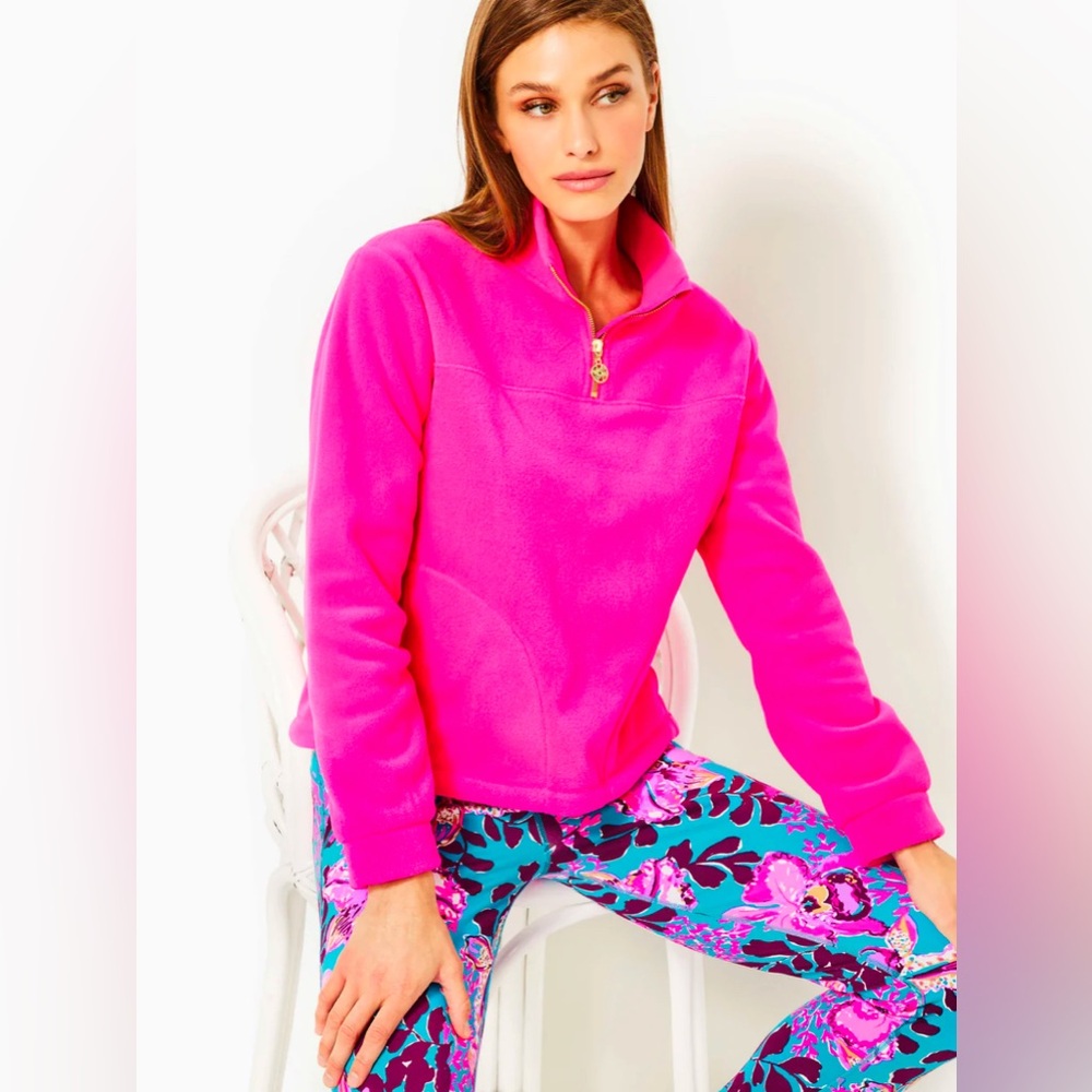 NWT Lilly Pulitzer Noreen Fleece Pullover